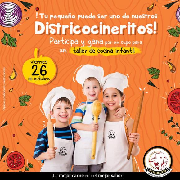 Taller de cocina infantil "Districocineritos" - Distribolivar