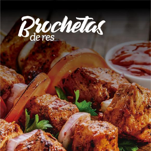 Receta de brochetas de res - Distrirecetas